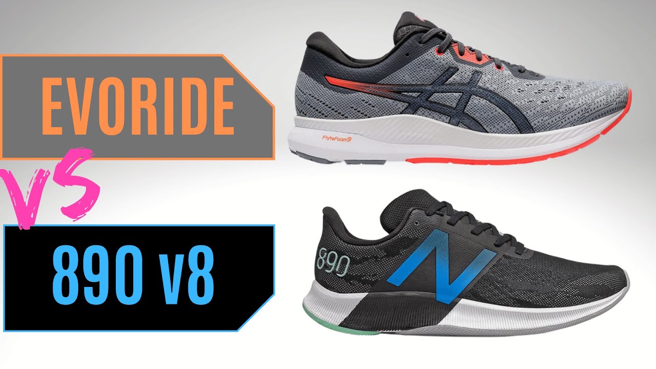 New Balance 890v8 Vs Asics Evoride | Best Uptempo Daily Trainer - YouTube