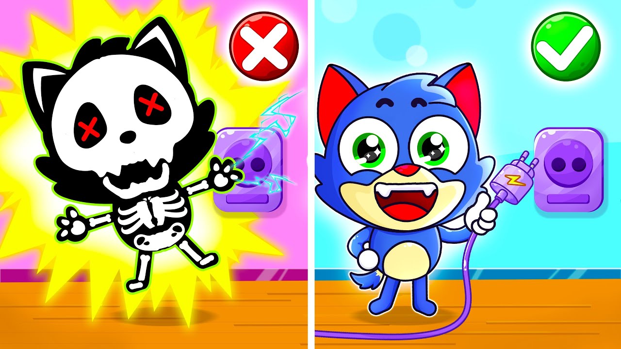 Be Careful With Electricity Song 😥⚡ Educational Kids Songs Sing