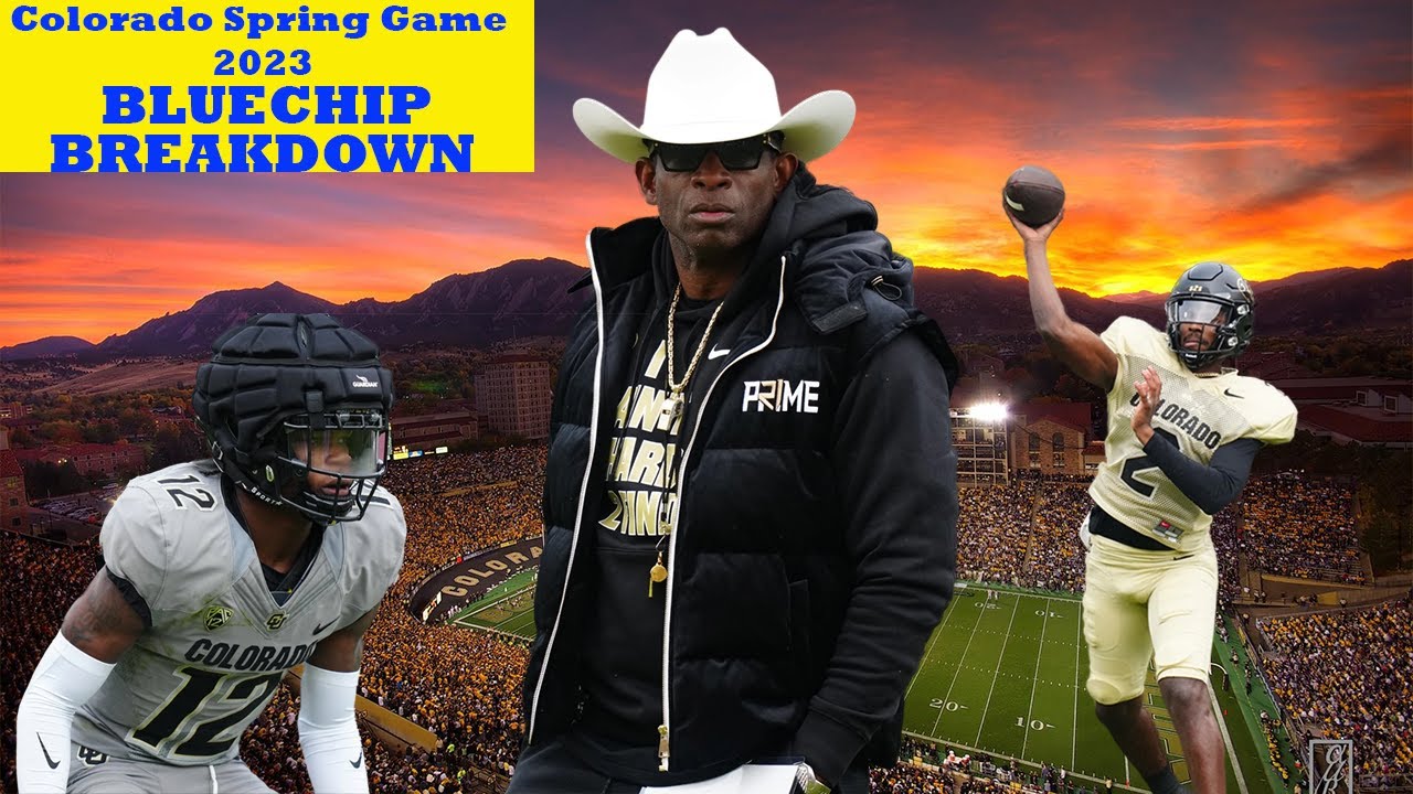Colorado Buffaloes Football 2023 Spring Game YouTube