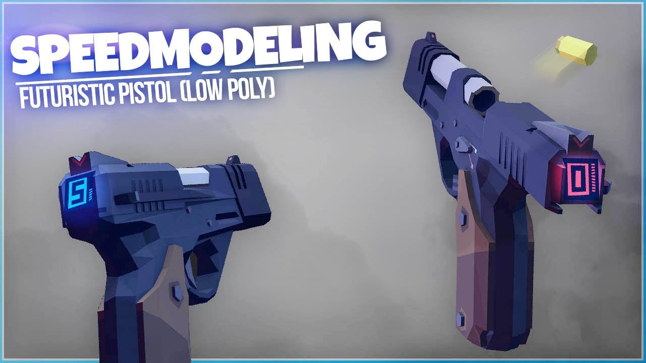 how to make a low poly gun blender roblox