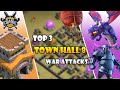 Top 3 Town Hall 8 War Attacks | Th8 3 Star Attack Strategy | Best Th8 Attacks 2021