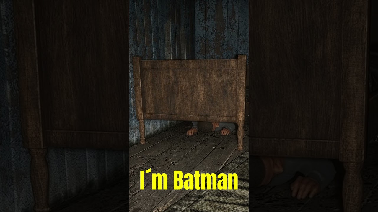 Pod postelí je vždy bezpečno 😂