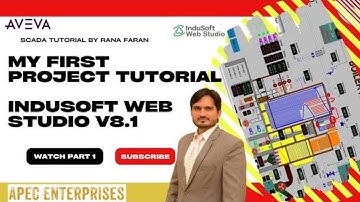 Indusoft web studio 8.1 Tutorial | My First Project Part 1 | IWS8.1