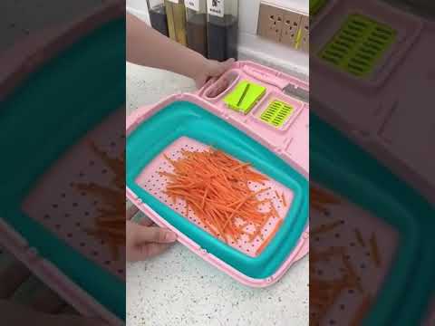 Conjunto de tábua de cortar dobrável 9 em 1.