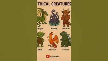 MYTHICAL CREATURES PART-8 😨 #recommended #shorts