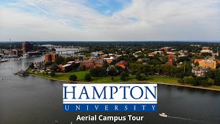 Roads etc Postcard Virginia School Aerial View of Hampton University Campus 