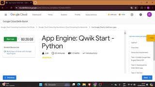 App Engine: Qwik Start - Python #qwiklabs #GSP067 [Epañol]