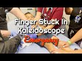 Finger Stuck in Kaleidoscope Toy Emergency