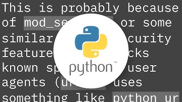 Problem HTTP error 403 in Python 3 Web Scraping