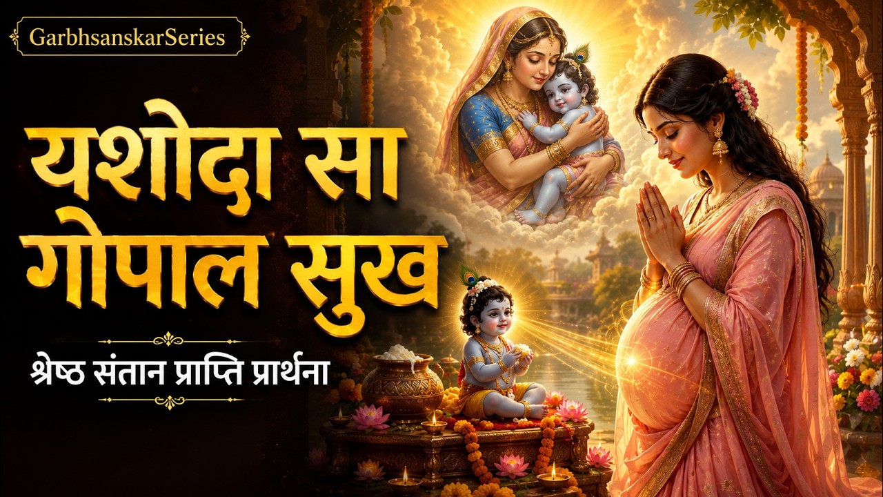 यशोदा सा गोपाल सुख मुझे भी दो 🙏 Powerful Garbh Sanskar Prayer Song 2026 ...