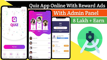 Quiz App With Earning System - 8 Lakh + Earn - Android Developer - Professional App 🔥