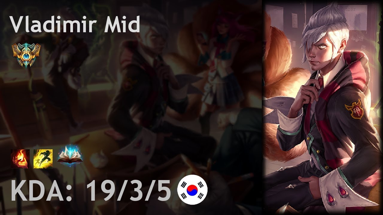 Vladimir Mid vs Azir - KR Challenger Patch 8.2