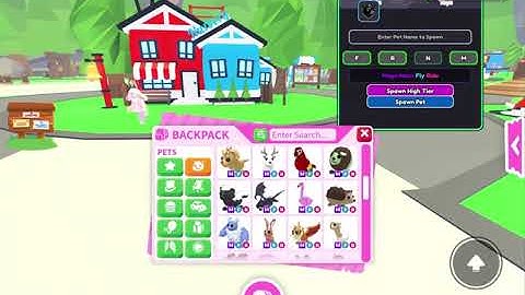 Adopt me script pet spawner tradable visual (SCRIPT IN COMMENT!!)