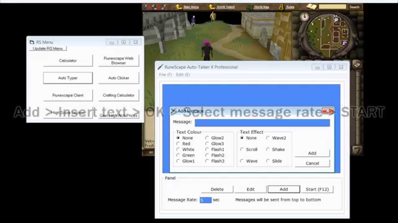 New Oldschool Runescape Auto Clicker And Typer Easy To Use Youtube - roblox auto clicker gary's
