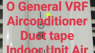 O General VRF Airconditioner Duct type Indoor Unit Air Sensor Error