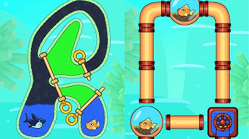 Save The Fish Game Fishdom game Gameplay Walkthrough Fishdom Ads Compilation game STF3