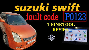 Suzuki swift fault code p0123 & think tool review s