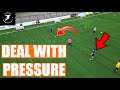 1st touch drill under pressure  great for midfielders  joner football