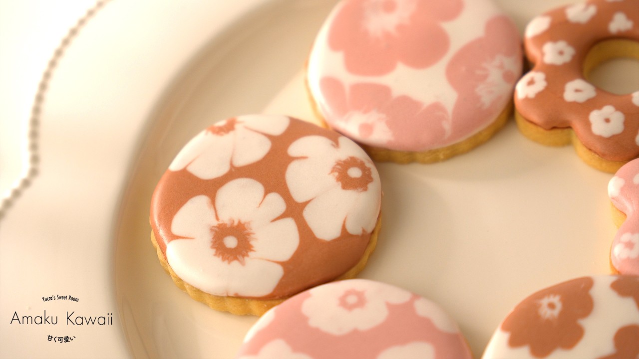 マリメッコ風のアイシングクッキー｜Marimekko-Inspired Icing Cookies