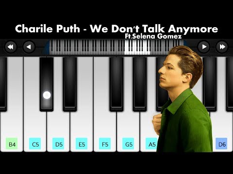 Charlie Puth - We Don't Talk Anymore Ft. Selena Gomez | Mobile Piano Tutorial By PianoLa