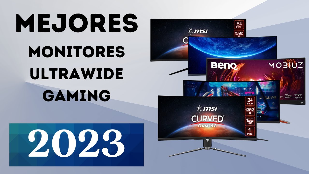 Mejores Monitores Gaming Ultrawide 2023 🔥 Monitores Curvos Calidad