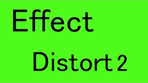 OpenToonz　Effect　Distort2