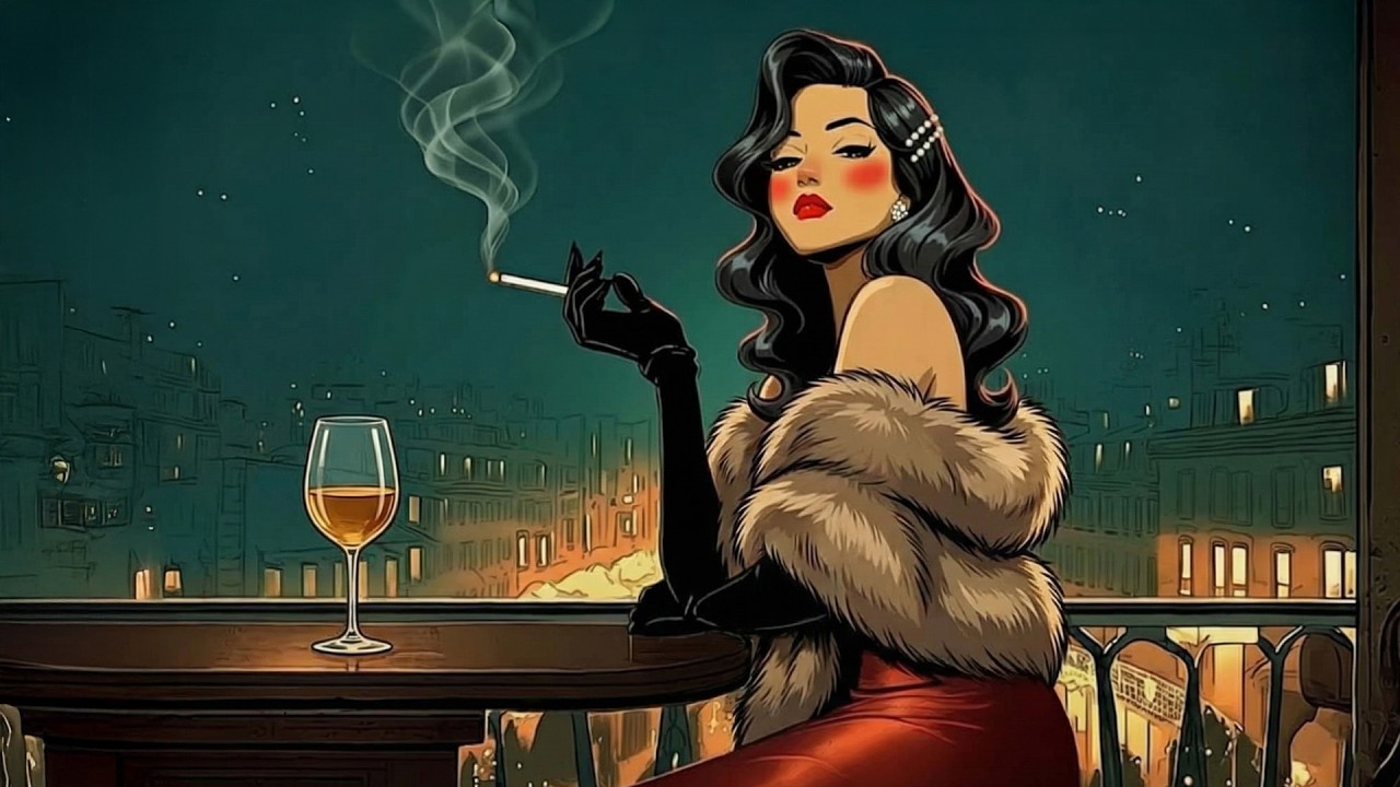 1940s Vintage Winter Jazz Club – Cozy Retro Jazz Vibes