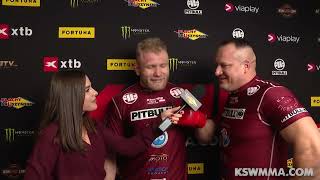 Marek Samociuk  pokonuje Oļegsa Jemeļjanovsa na XTB KSW 90 | Wywiad backstage