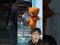 Để gấu dẫn qua cầu kính #shorts #funny