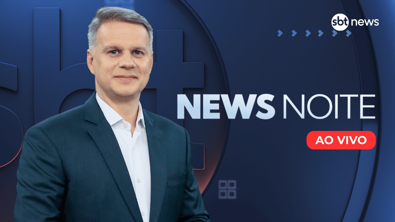 🔴AO VIVO: NEWS NOITE, com Leandro Magalhães | #SBTNews