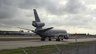 US Air Force McDonnell Douglas KC-10A Extender 86-0037 LGB Takeoff 30