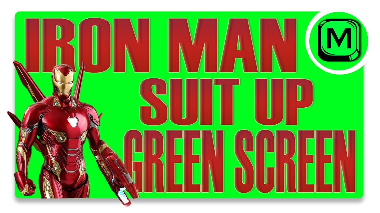 TOP 2 Iron man Suit UP Green Screen. YouTube