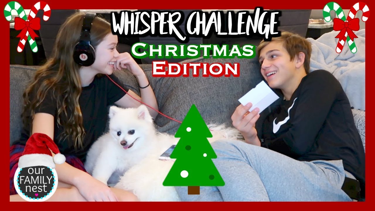 BF vs GF - WHISPER CHALLENGE - CHRISTMAS EDITION