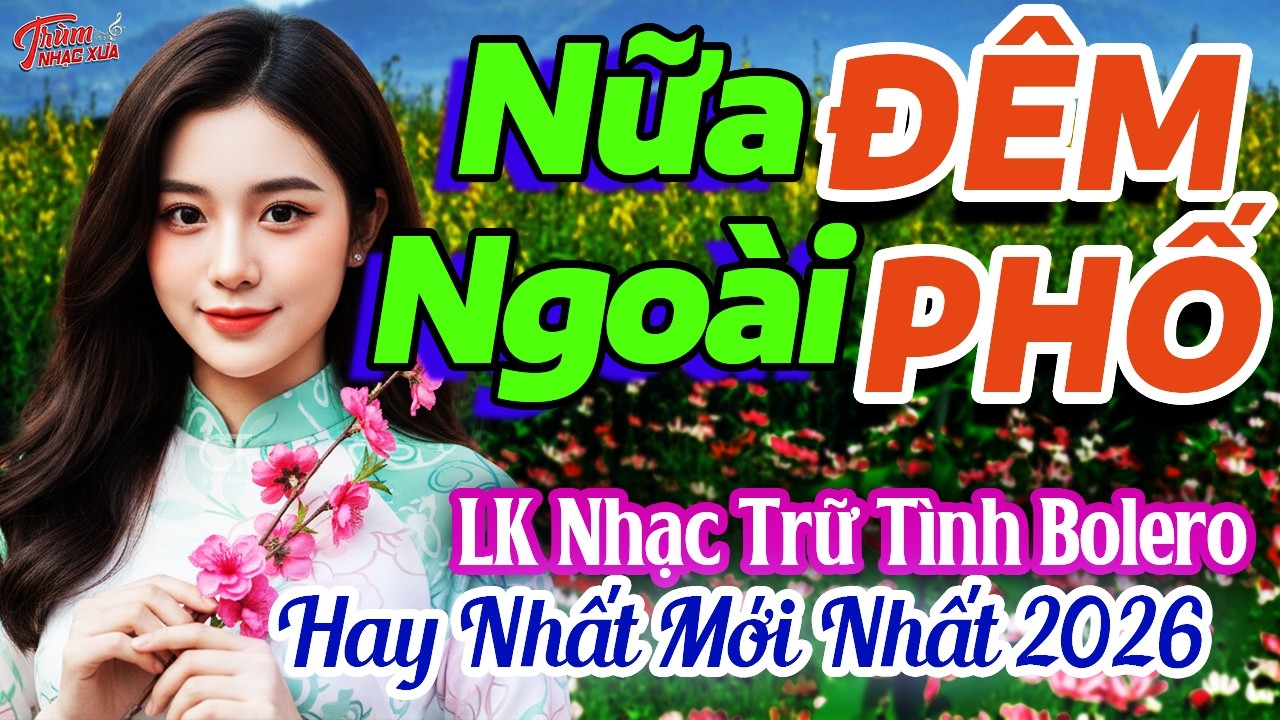 LK Nhạc Trữ Tình Bolero Hay Nhất Mới Nhất 2026, Ca Nhạc Sến Xưa Bolero Chọn Lọc - Nữa Đêm Ngoài Phố