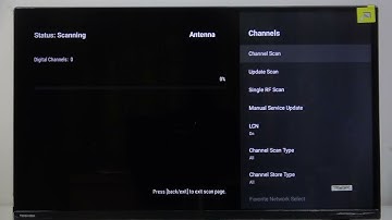 TOSHIBA Android TV – Hoe u naar kanalen kunt zoeken