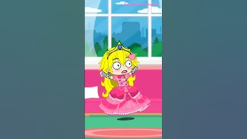 mario characters react to your face (gacha pardoy) #shorts
