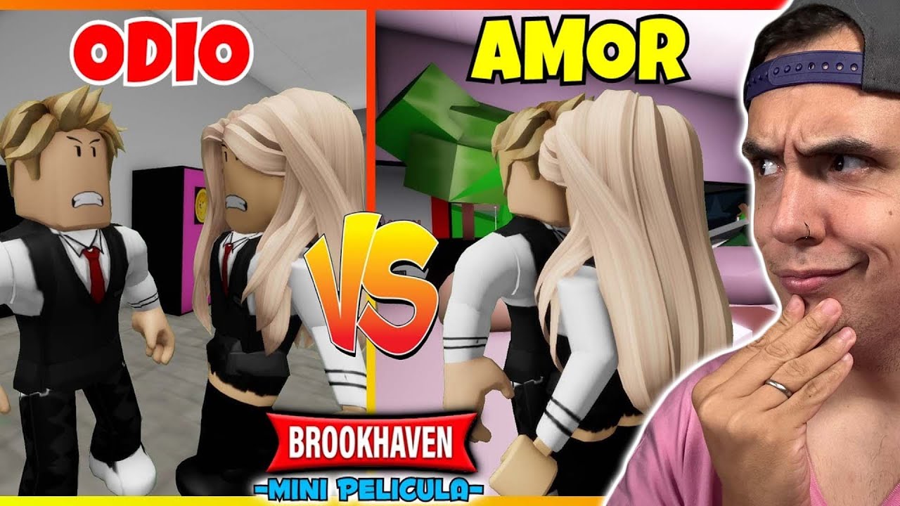 Del Odio al Amor | Odio vs Amor Pelicula de Brookhaven Roblox !!