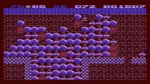 Atari 8-bit Boulder Dash (First Star Software) Cave I solution