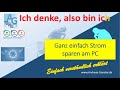 Energiesparen am PC  | Montags-Tipp 19040