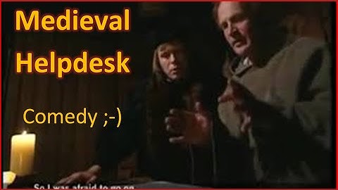 Medieval helpdesk with English subtitles