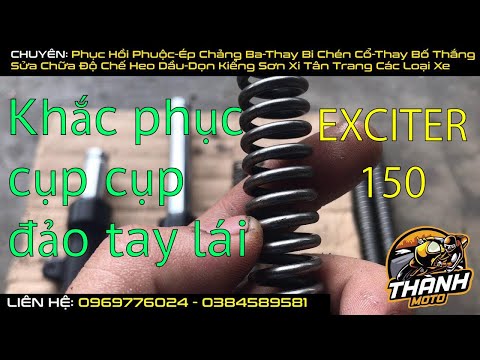 Video [THÀNH MOTO 12] Phục hồi, thay lò xo độ cho phuộc... - youtube