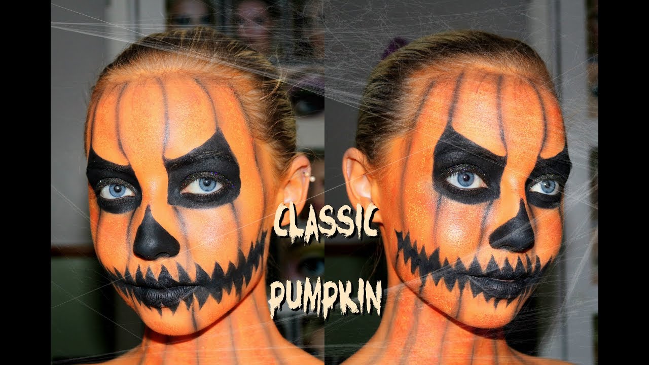 Classic Pumpkin | Halloween Makeup Tutorial - YouTube