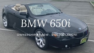Bmw 650I 6 Series Convertible E63 4.8 Litre V8 - Ownership Experience