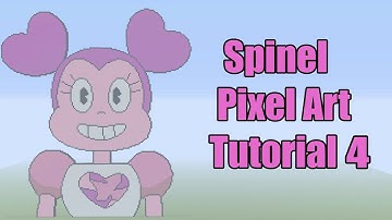 Minecraft Spinel Pixel Art Tutorial Part 4(Steven Universe The Movie)