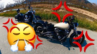 【MotoVlog】１時間待ちにブチ切れるランチ難民。【ドラッグスター400】
