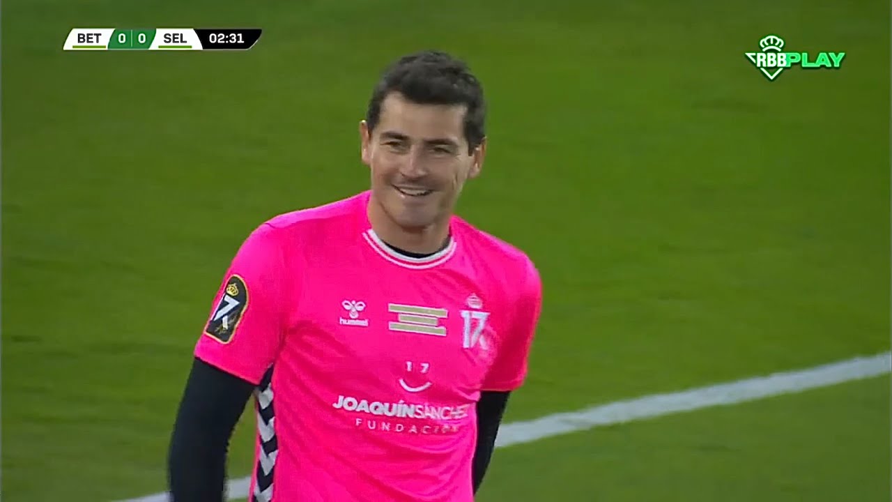 Iker Casillas vs Real Betis Leyendas 2023 - PARTIDO HOMENAJE DE JOAQUIN SANCHEZ