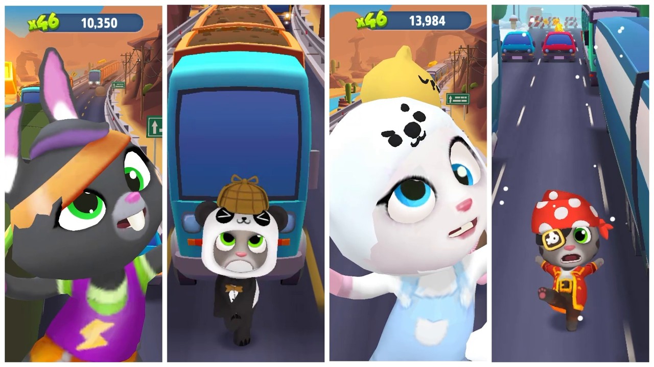 Talking Tom Gold Run - All Best Funny Fails