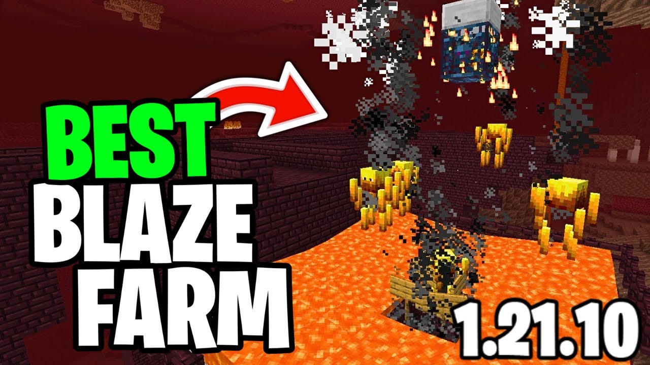 Easy Blaze Farm Tutorial! Minecraft Java 1.21.10 - YouTube