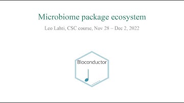 3 Microbiome package ecosystem