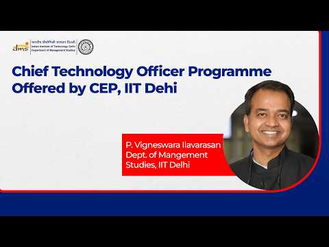 How Emerging Tech Transforms Business | IIT Delhi CTO Programme Insights - video from Jaro Education